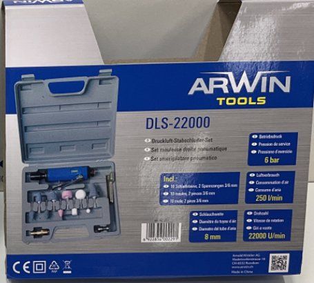 Tutti gli attrezzi: Arwin Tools Druckluft-Stabschleifer DLS-22000 – Nuovo (secondo la descrizione) da Widnau venduto da Senna7 2