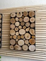 Bild aus Holzscheiben Holz Natur Nachhaltig