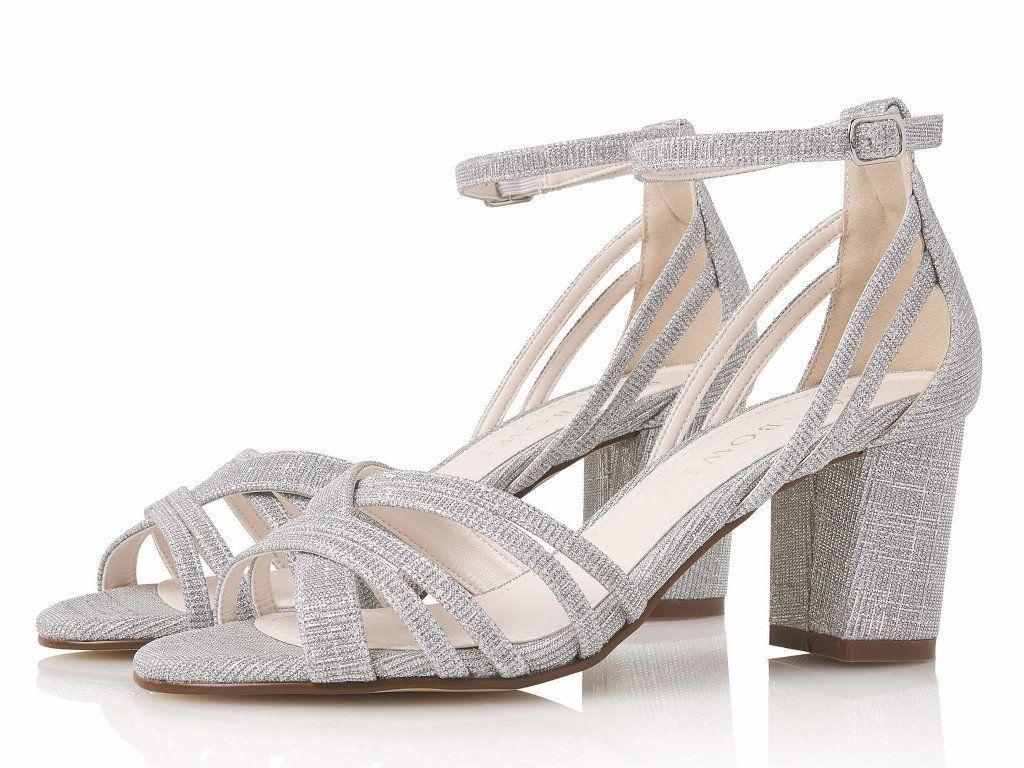 Rainbow Scarpe da donna: Brautsandale Rainbow Jayne silver metallic Gr. 39.5 – Nuovo e nell'imballaggio originale da Winterthur venduto da Just_marry