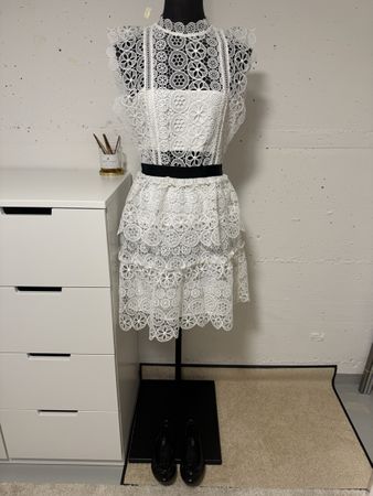 Self-Portrait Lace Mini Dress - Size UK 8 - Stunning!