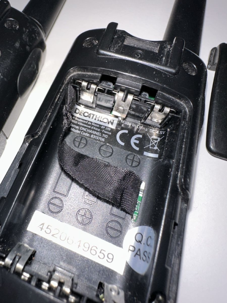 Funktechnik: FORCLAZ Walkie Talkies Set Schwarz gebraucht – Gebraucht aus Boltigen von JanRebel 4