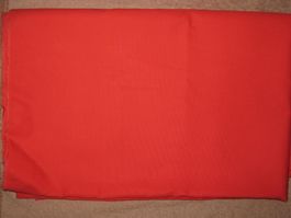 Baumwollstoff helles rot uni