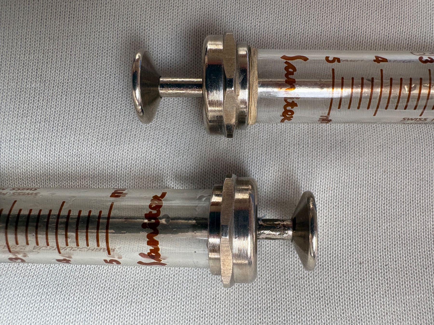 Tecnologia medica: 2x Sanitex 5ml Glasspritzen – Usato da Elgg venduto da Jo_Naj 2