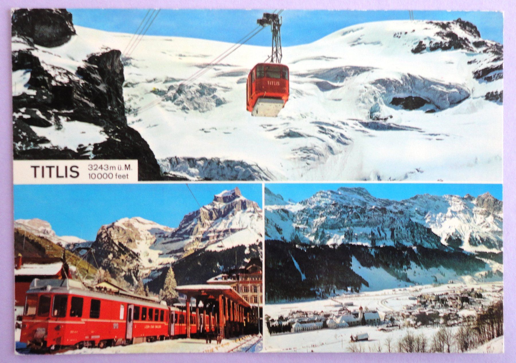 Ansichtskarten: Titlis 3243 m ü.M. – Defekt aus Fétigny von Billy2miny