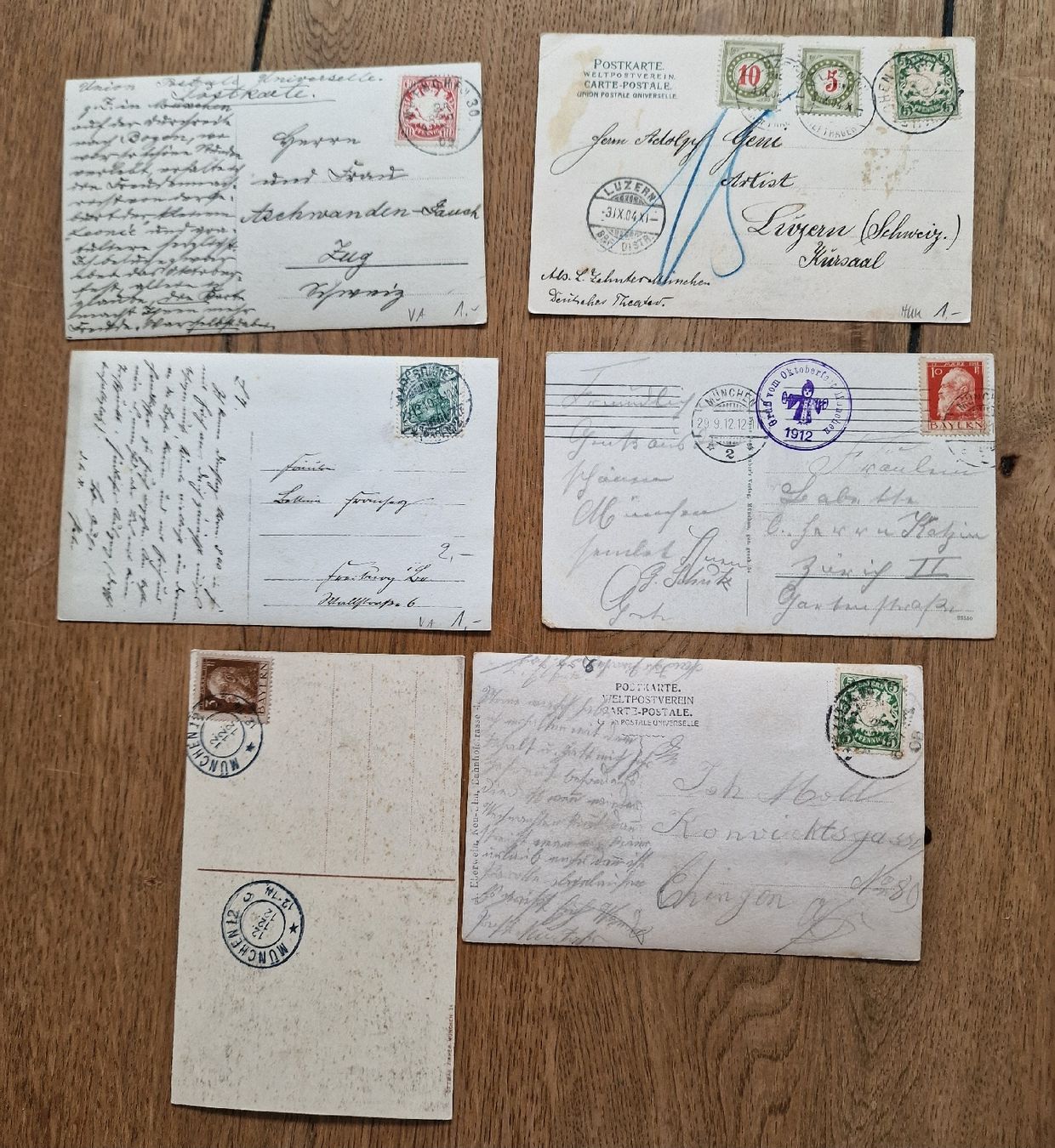 Cartoline postali: 6 Alte Ansichtskarten Sammlung, verschiedene Motive, Top! – Usato da Gossau SG venduto da ush_db7j 1