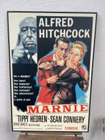 Hitchcock "MARNIE"  mit Sean Connery Filmposter - gerahmt!