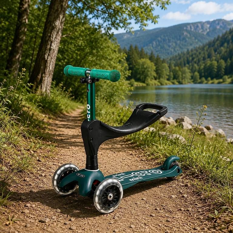 Kickboard: Mini Micro 3 in1 Deluxe ECO LED – Usato da Pfaffnau venduto da Hawaiano