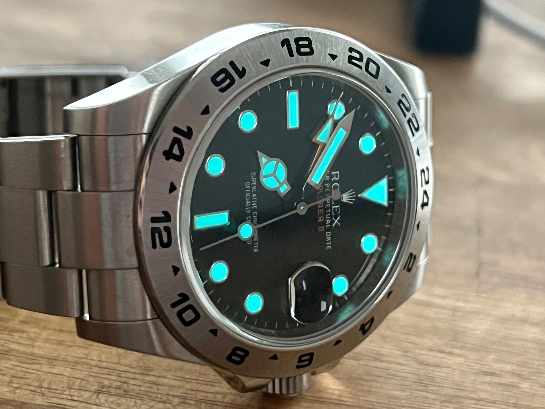 Rolex Orologi: Rolex Explorer II Ref. 216570 Fullset CH – Usato da Felben-Wellhausen venduto da TTip