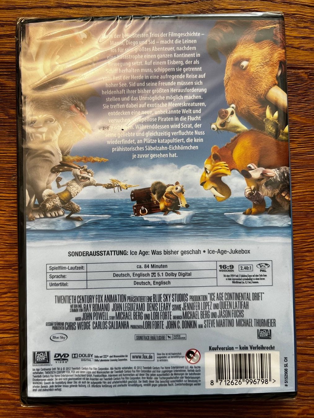 Tutti i DVDs: ICE AGE 4 - VOLL VERSCHOLLEN – Nuovo e nell'imballaggio originale da Gipf-Oberfrick venduto da Sonne010203 1