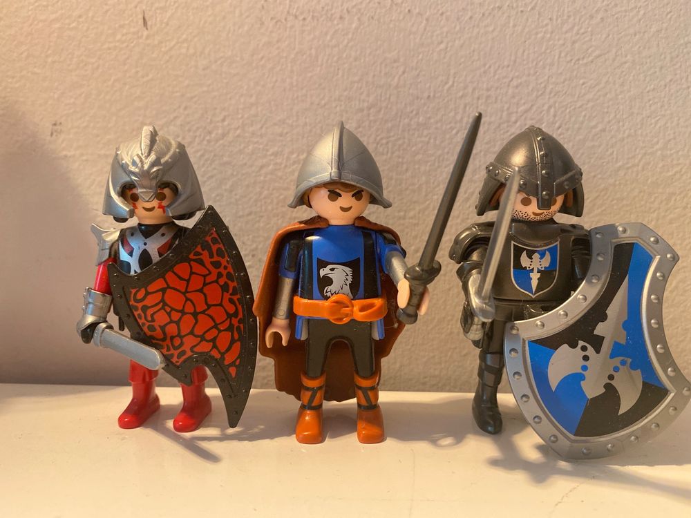 Ritterburg Playmobil mit drei Ritter | Kaufen auf Ricardo