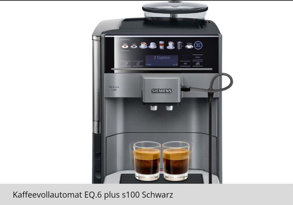 Kaffee Vollautomat Siemens EQ6 Plus S100 | Kaufen auf Ricardo