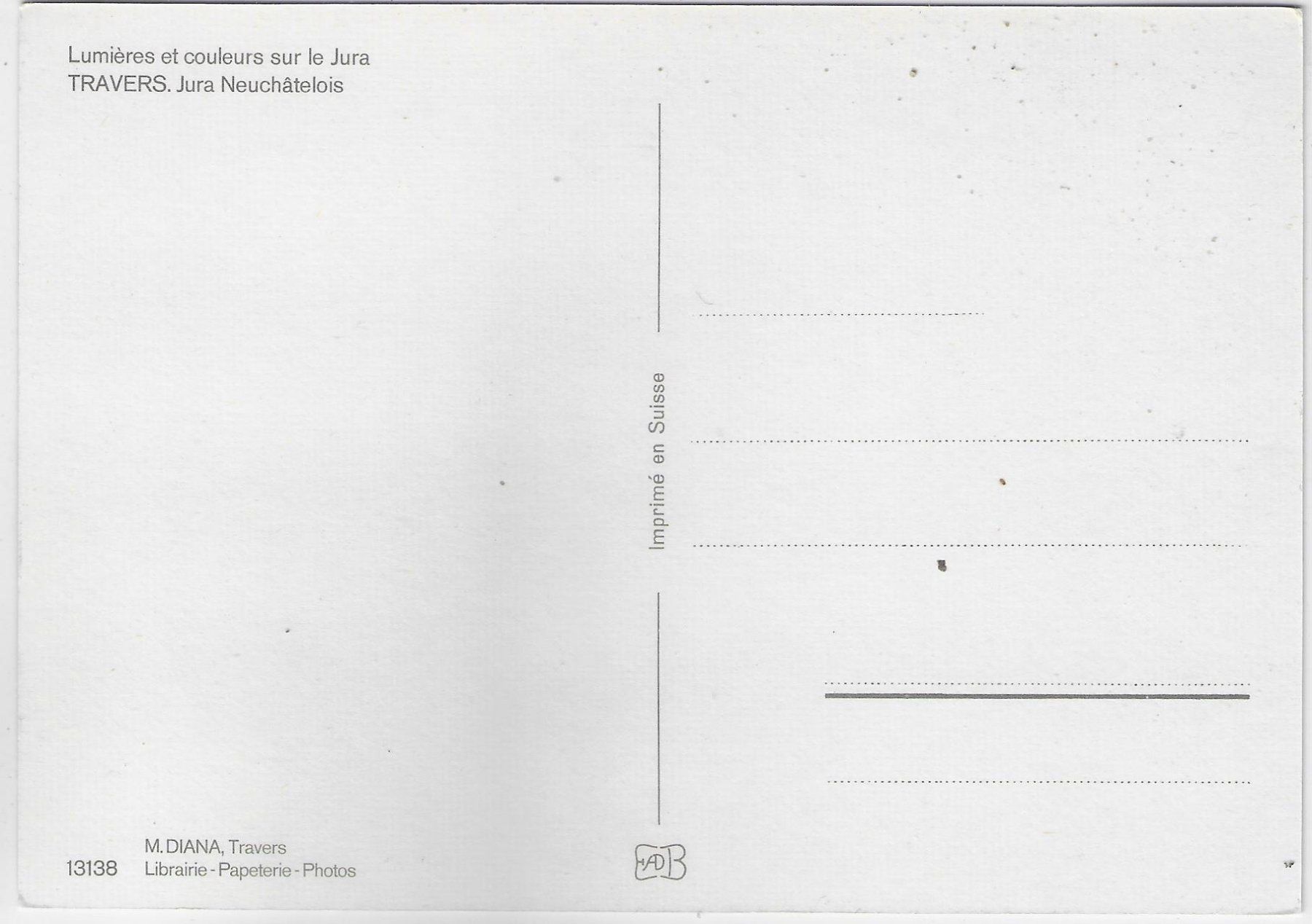 Cartoline postali: Flugaufnahme Travers Vue aerienne – Usato da Ettingen venduto da Kartenplanet 1