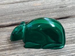 Malachit Figur Maus