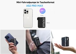 CYCPLUS AS2 Pro Max Mini Fahrradpumpe – fabrikneu & OVP