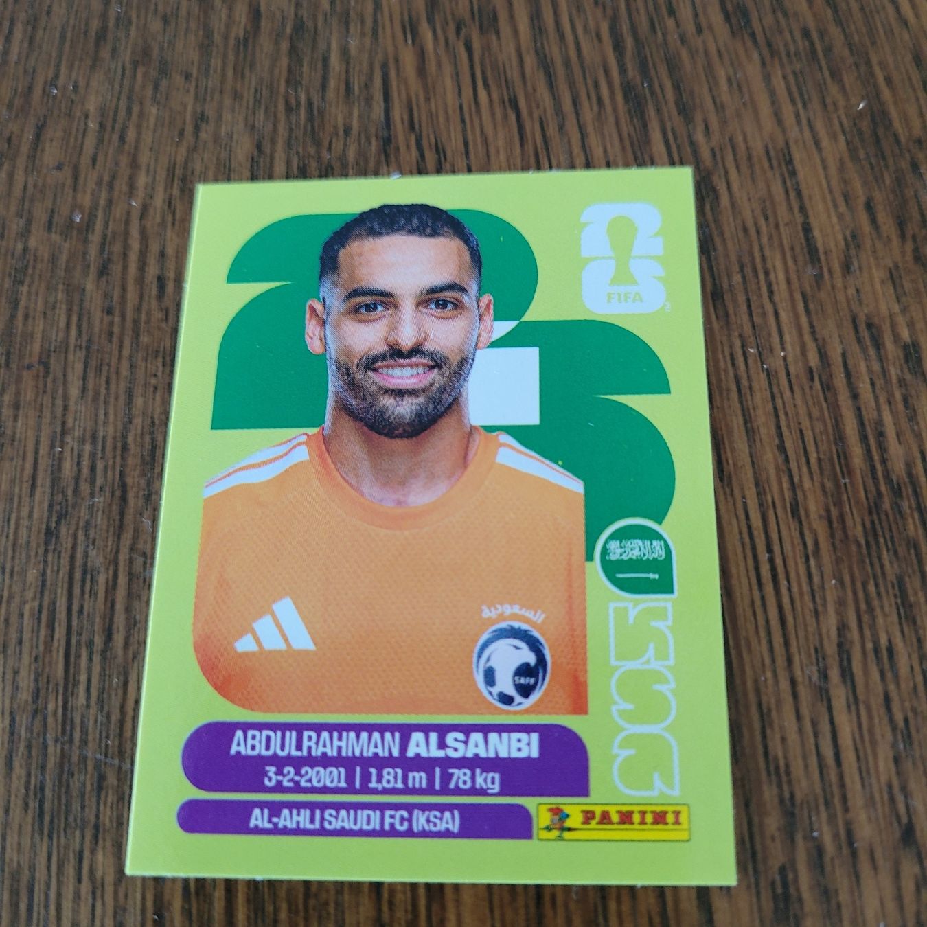 Panini Carte collezionabili: Panini26 ALSANBI – Nuovo (secondo la descrizione) da Winterthur venduto da Flomal
