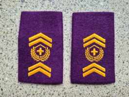*** Gradabzeichen Patten Set Stabsadjutant Militärjustitz **