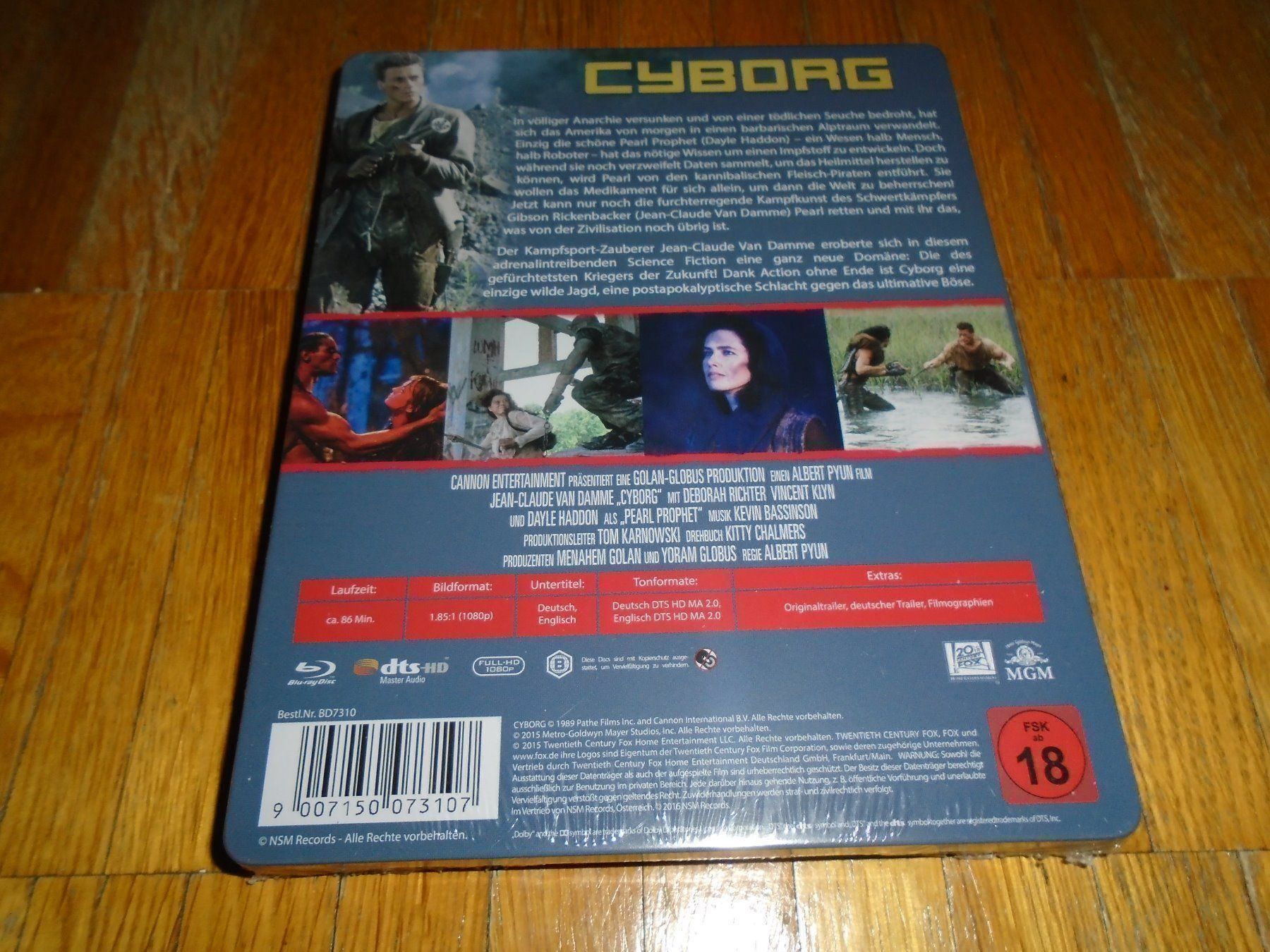 Tous les DVDs: Cyborg - Futurepak - BLU-RAY - 3D Lenticular - UNCUT – Neuf avec emballage d'origine à Basel par havsok 1