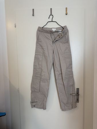 Cargo Hose beige H&M Gr. 34