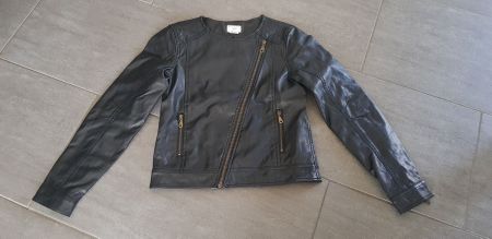 Kunstleder Jacke für Mädchen gr.150