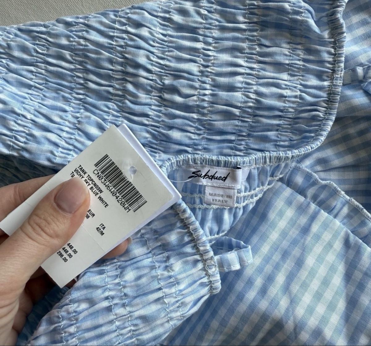 Top: Neues Subdued Top – Nuovo e nell'imballaggio originale da Luzern venduto da Itsclaire 1