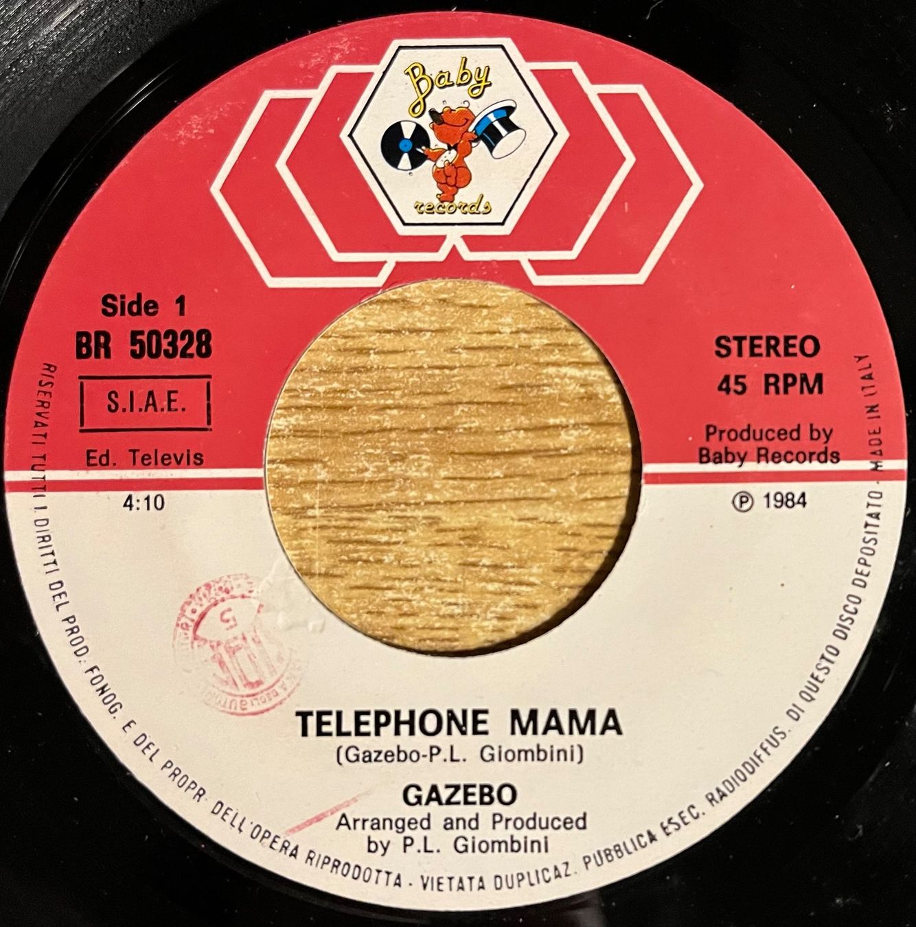 Dischi in vinile: GAZEBO - TELEPHONE MAMA – Usato da Bussigny venduto da vinyl-pas-cher 2