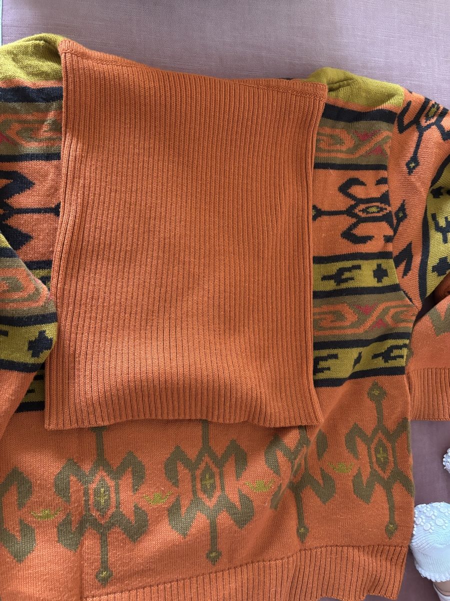 Maglioni & Felpe: Mondi Strickpullover Orange Gr. 40 Rollkragen Vintage! – Usato da Bellach venduto da Legdance 4
