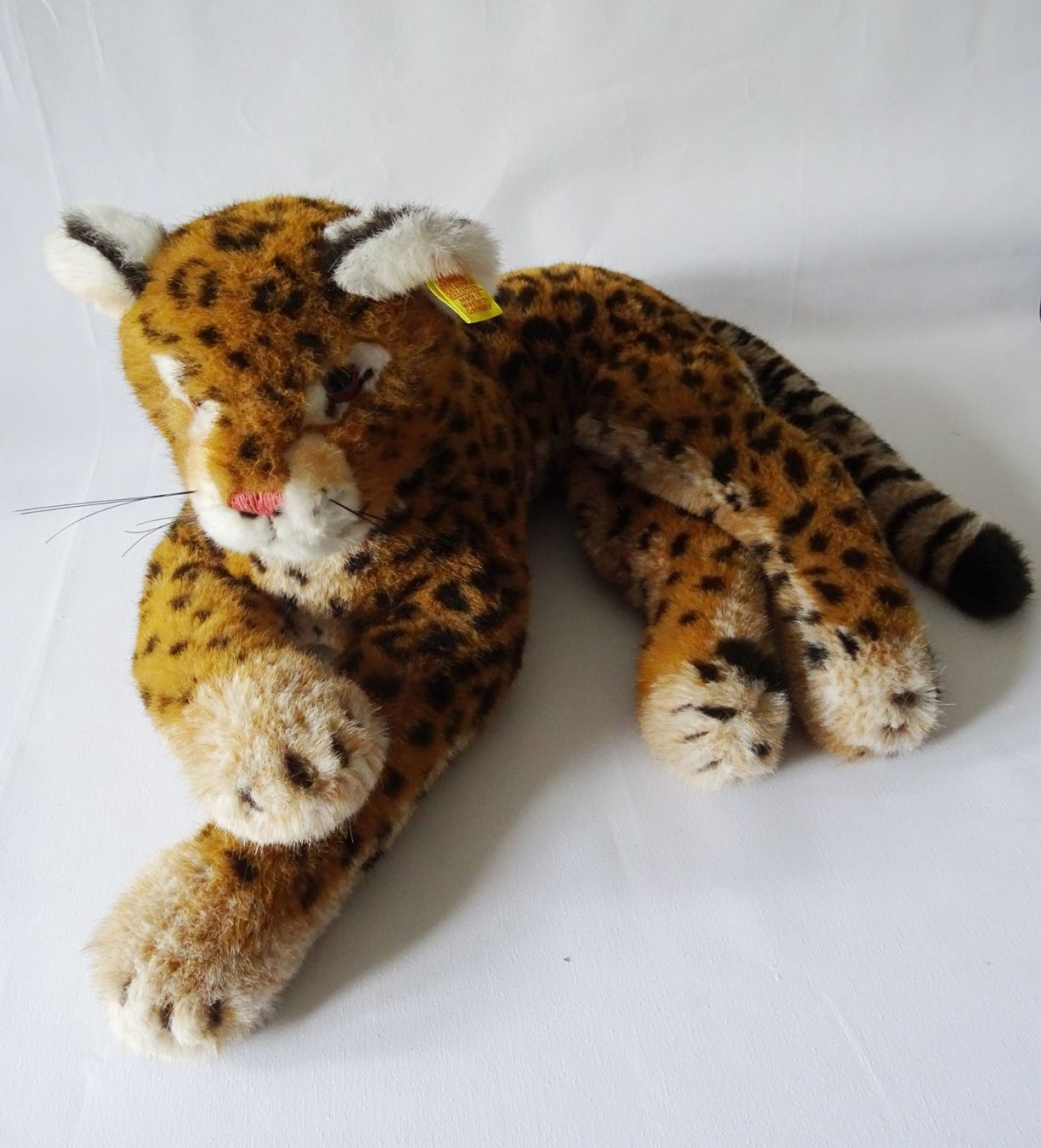 Steiff Giocattoli: Original Steiff Leopard, Made in West Germany ca. 1950er/196 – Usato da Lengnau BE venduto da Indian4