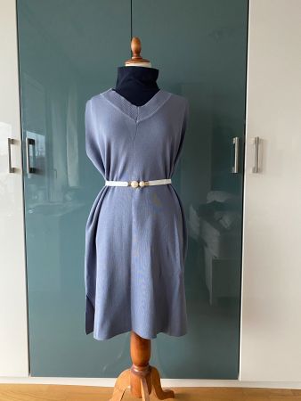 lange blaue Weste L/XL