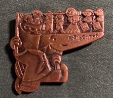 Seltene Basler Fasnachts-Plakette 1956
