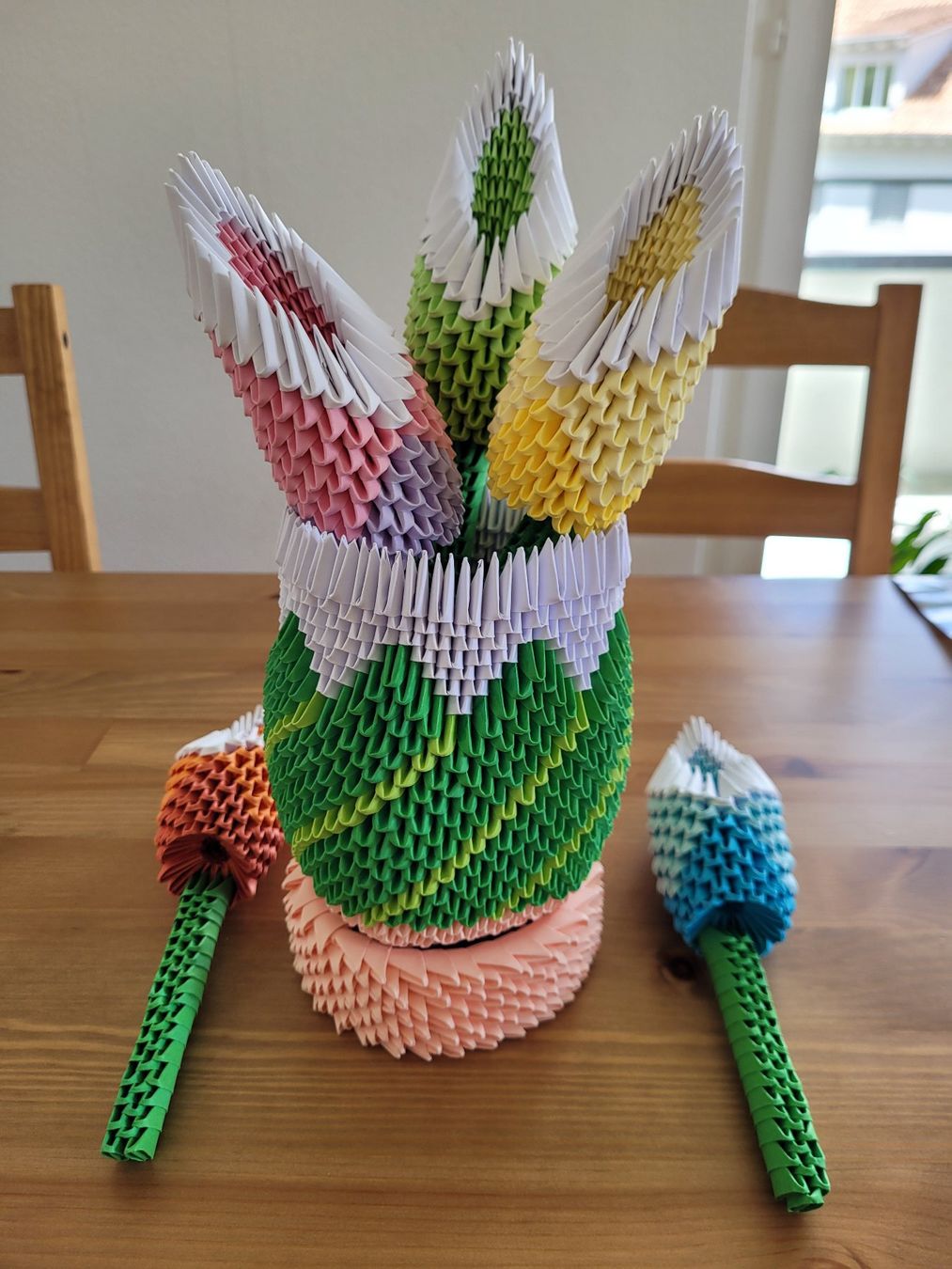Tutte le decorazioni: Handmade decoration: Pot and Flowers – Nuovo (secondo la descrizione) da Adliswil venduto da sum_s9b