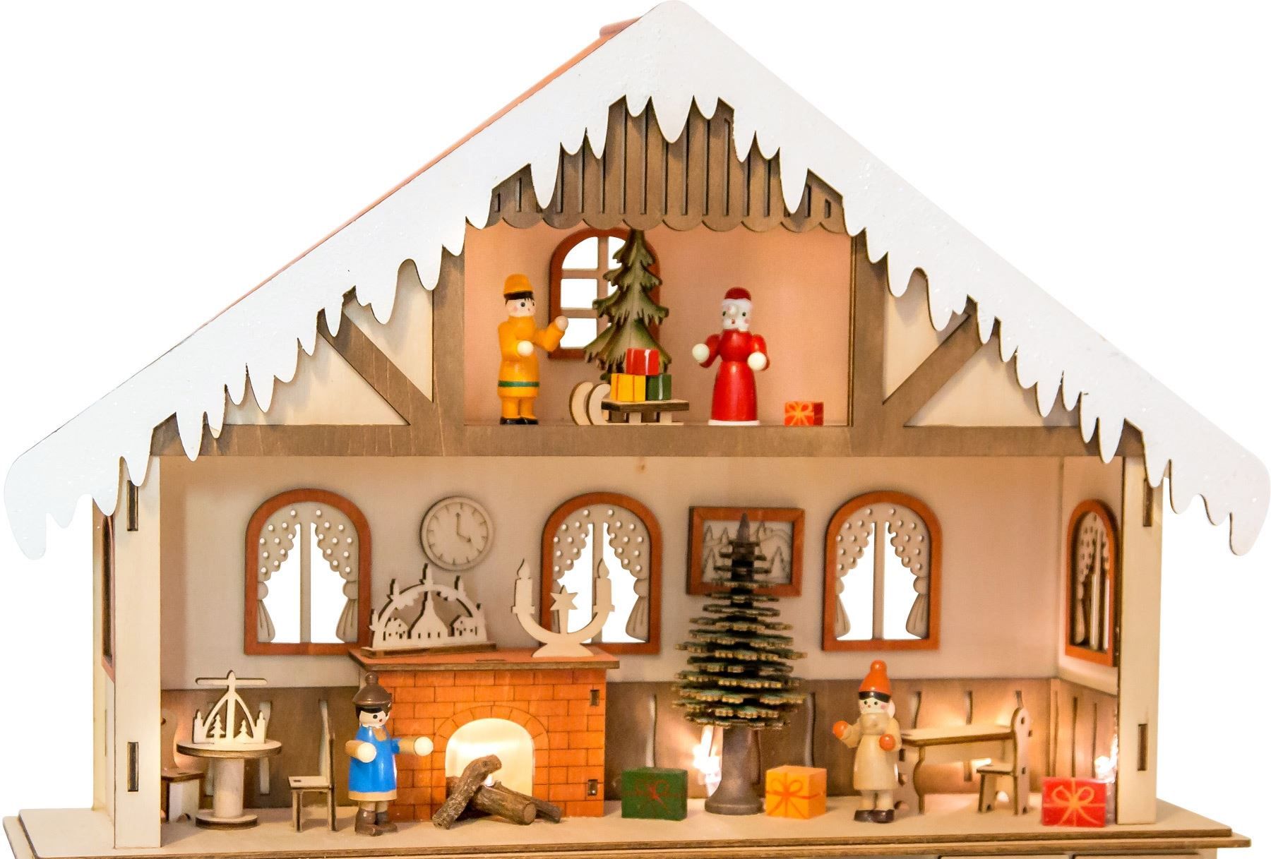 Kalender: Adventskalender Stube mit Beleuchtung – Neu und originalverpackt aus Wettingen von Swala 3