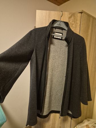 Gerry Weber Edition Jacke grau Gr. 42 Reissverschluss 