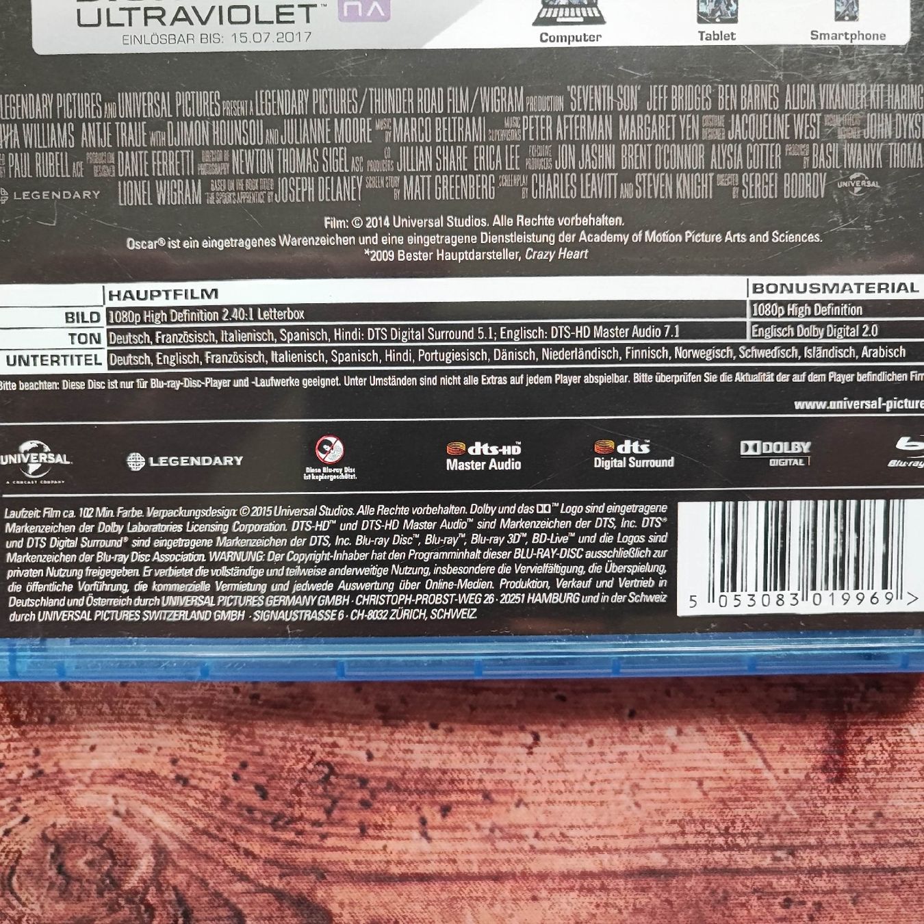 Alle DVDs: Seventh Son Blu-ray + Digital HD – Gebraucht aus Dübendorf von kb86_MOVIE 2