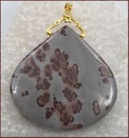 ♛ Grosser Jaspis 925 Silber