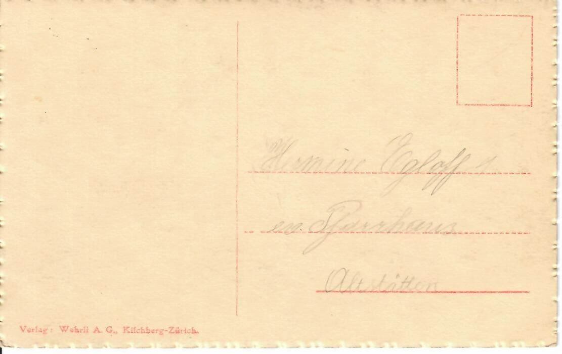 Cartoline postali: Frauenkirch bei Davos – Usato da Hochdorf venduto da Ziegel-16 1