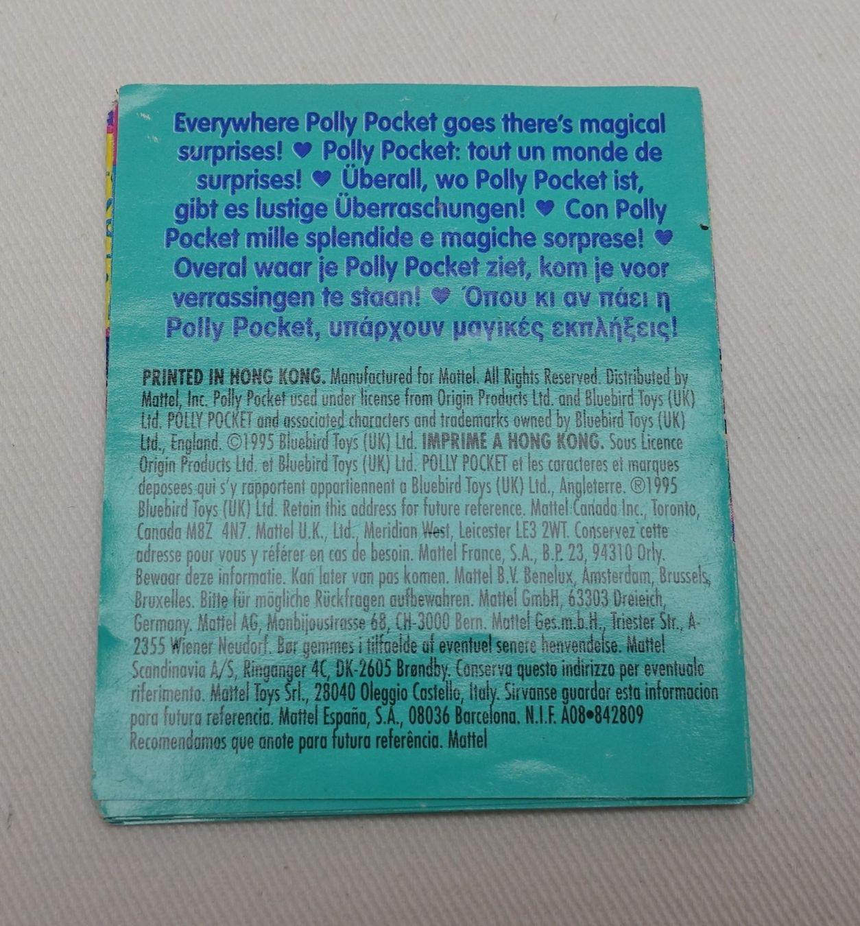 Polly Pocket Giocattoli: 1995 Polly Pocket Pamphlet – Usato da Gossau ZH venduto da Timelesstoys 1