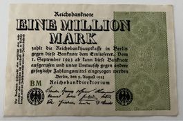 Deutschland 1‘000‘000 Mark 1923