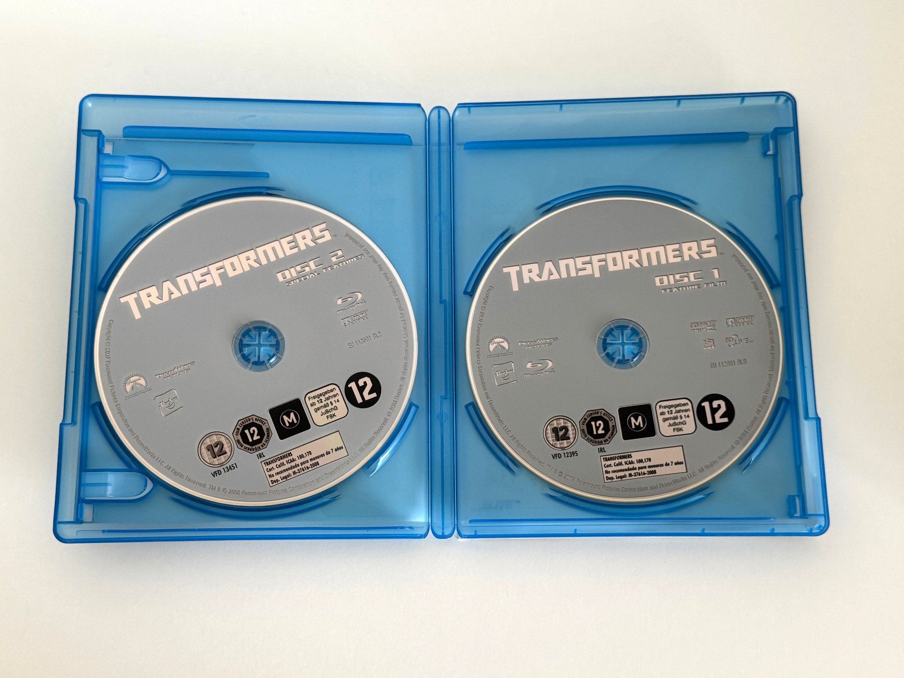 Tutti i DVDs: 3 Transformers Blu-ray Filme Set - Bluray – Usato da Neuheim venduto da vnetz 3