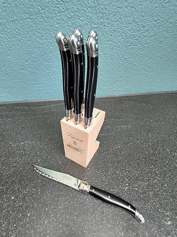 Coltelli: Steakmesser Set Laguiole 6 Stk. – Nuovo (secondo la descrizione) da Erlinsbach SO venduto da Fluegepilzli