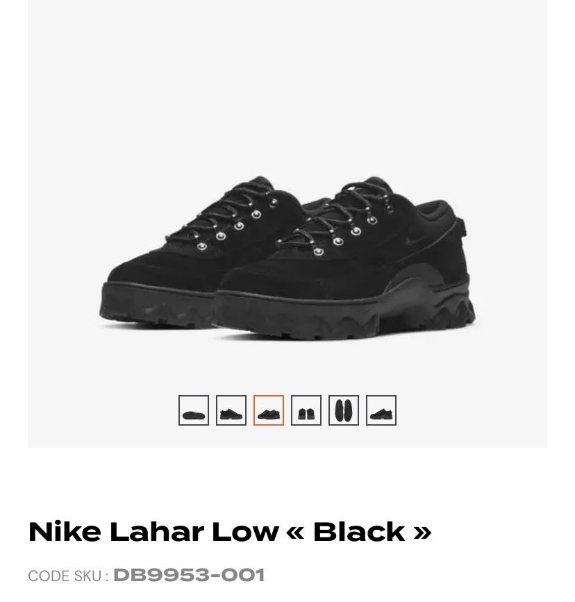 Nike Scarpe da donna: nike (lahar low black) – Usato da Promasens venduto da mazzz 4