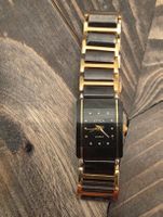 Etica Damenuhr, Quartz, Gold/Schwarz, guter Zustand!
