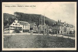 Hausen a. Albis, Gasthof z. Löwen und P
