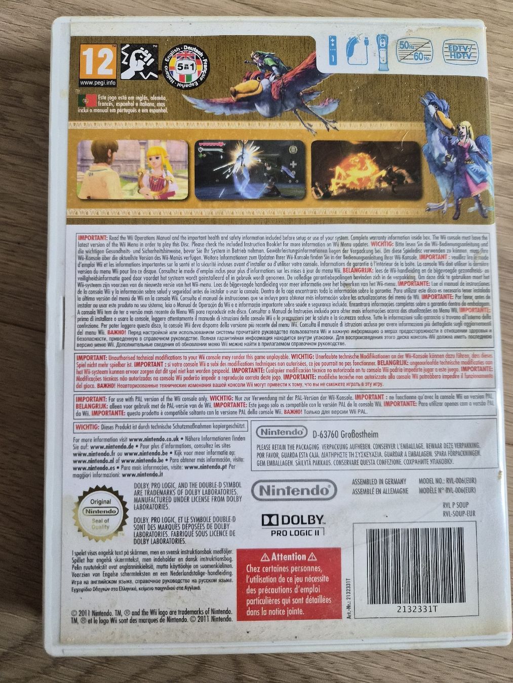 Nintendo Giochi: Jeu Wii Zelda Skyward Sword télécommande dorée CD special – Usato da La Joux FR venduto da car_ck96 2