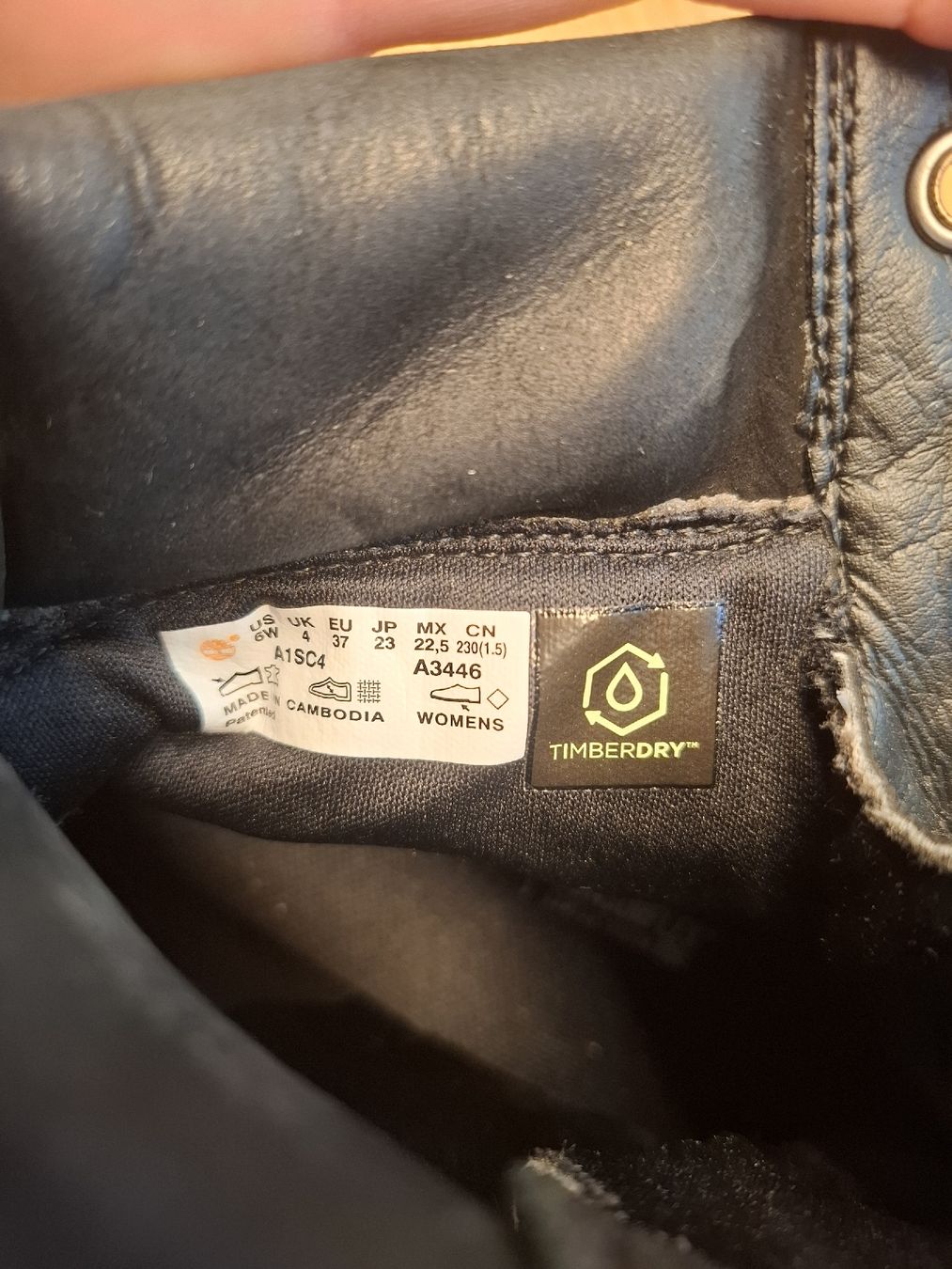 Scarpe da donna: Timberland Damen-Boots, Gr. 37, Schwarz – Usato da Basel venduto da pamsi357 3