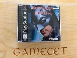 Batman & Robin PS1 Playstation USA NTSC