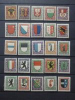 PRO JUVENTUTE, ALLE WAPPEN 25 stk, POSTFRISCH, SBK 260.00