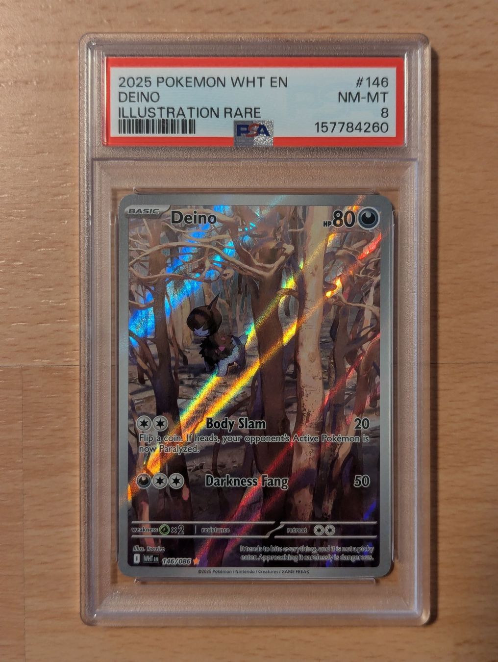 Pokémon Carte collezionabili: Pokemon Deino Illustration Rare PSA 8 – Nuovo (secondo la descrizione) da Biel/Bienne venduto da Soupape50