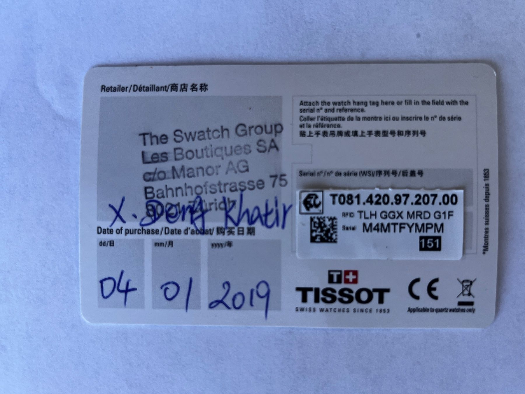 Tissot Orologi: Uhr Tissot – Nuovo (secondo la descrizione) da Oberweningen venduto da Achille.3 2