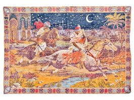 Tapisserie murale vintage "Les Mille et Une Nuits" en velour