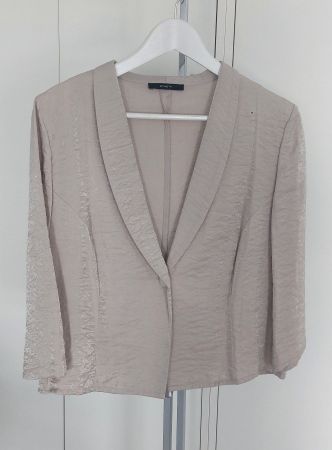 Bolero in hellem beige, Gr. 44